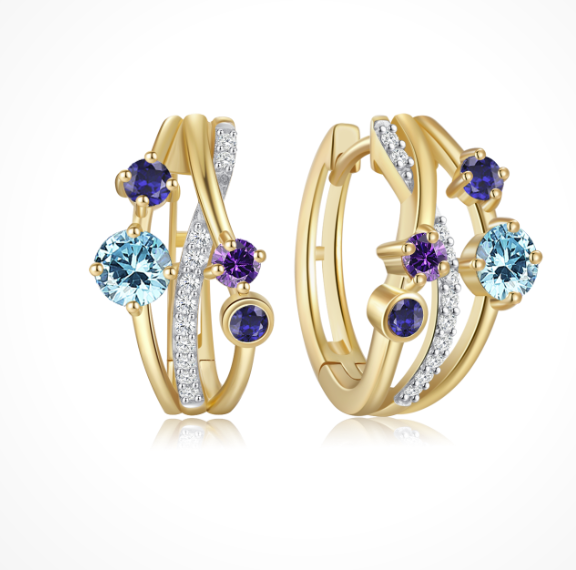 Guld ørestikker, fra Støvring Design