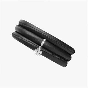 Mor's 6 mm læderarmbånd fra Christina med magnetlås