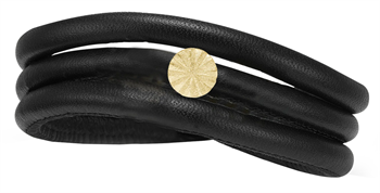 Mor's 6 mm læderarmbånd fra Christina med magnetlås