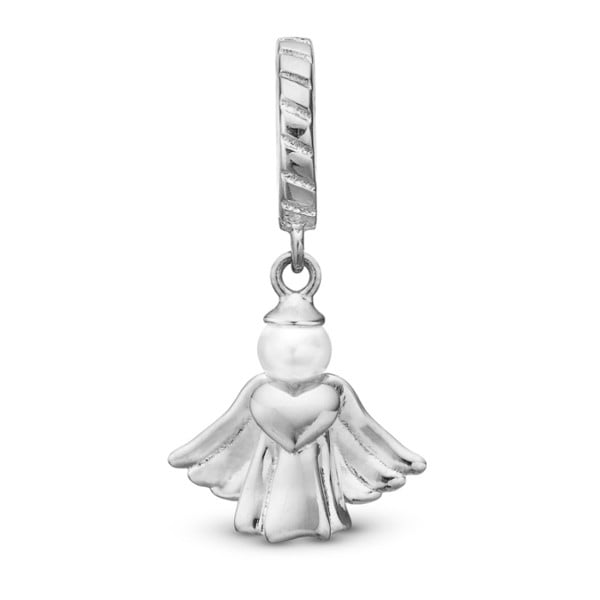 Heavenly Angel charm, Sølv - Charm til 6 mm Christina armbånd