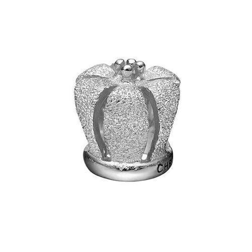 Image of Christina Collect sølv krone charm til sølvarmbånd, Crown med rustik overflade, model 623-S147