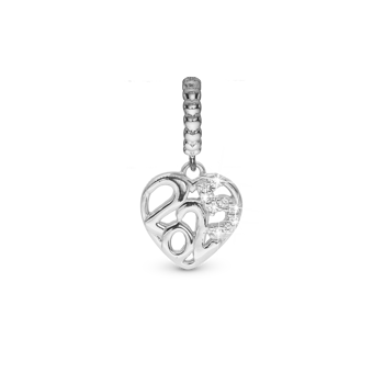 Year 2025 charm, Sølv - Charm til 4 mm Christina armbånd