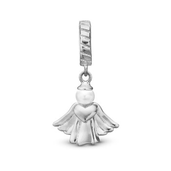 Heavenly Angel charm, Sølv - Charm til 4 mm Christina armbånd