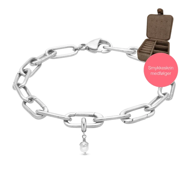 Embrace Small Link armbånd sæt, fra Christina Jewelry & Watches, 17-20 cm