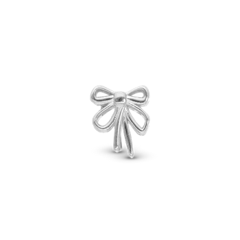 Bow charm, Sølv - Charm til 4 mm Christina armbånd