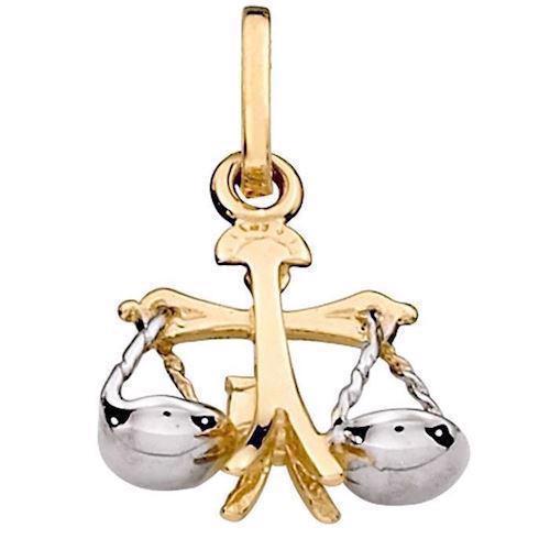 Image of Støvring Design 14 kt guld vedhæng, stjernetegn med blank overflade, model 74166207
