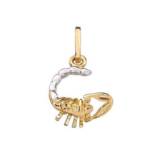 Image of Støvring Design 14 kt guld vedhæng, stjernetegn med blank overflade, model 74166208