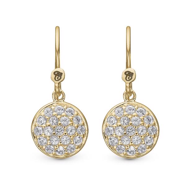 Christina Jewelry forgyldte sølv Øreringe, My Stars, model 670-G27
