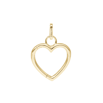 Collectors Heart vedhæng i forgyldt sølv fra Christina Jewelry