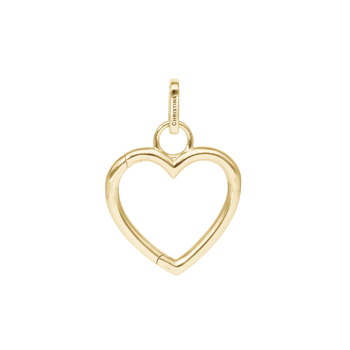 Collectors Heart vedhæng i forgyldt sølv fra Christina Jewelry