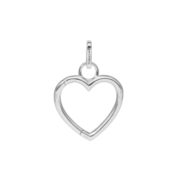 Collectors Heart vedhæng i sterling sølv  fra Christina Jewelry