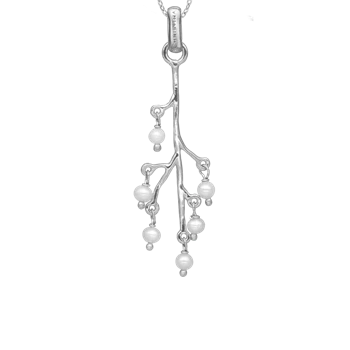 Cherry Tree vedhæng og halskæde i Sterling sølv  fra Christina Jewelry