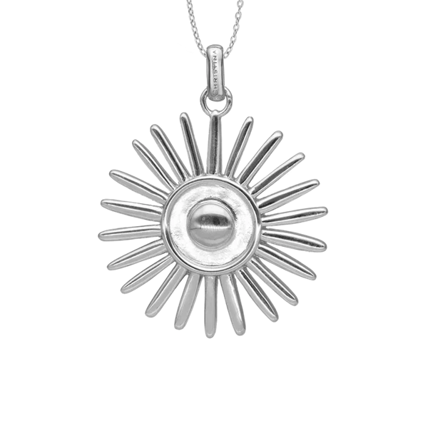 Sunshine vedhæng og halskæde i Sterling sølv  fra Christina Jewelry