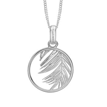 PALM LEAF vedhæng sterling sølv fra Christina Jewelry