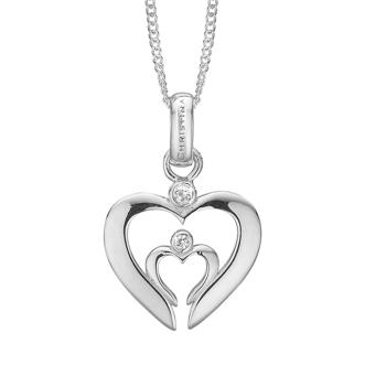 LOVE AND CARE vedhæng sterling sølv fra Christina Jewelry