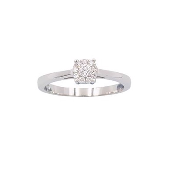 Ring 14 karat BLOOM med 0,14 carat wesselton SI, fra L&G