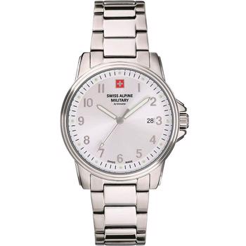 Swiss Alpine Military Classic stål quartz herre ur, model 70111132