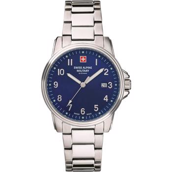 Swiss Alpine Military Classic stål quartz herre ur, model 70111135