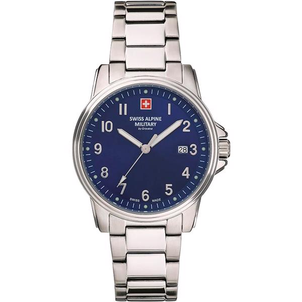 Swiss Alpine Military Classic stål quartz herre ur, model 70111135