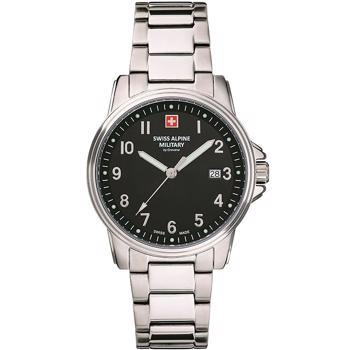 Swiss Alpine Military Classic Stål quartz herre ur, model 70111137