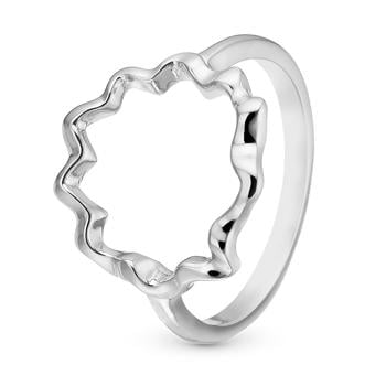 Christina Jewelry sterling sølv  Ocean Waves Ring med links 925 sterling sølv 
