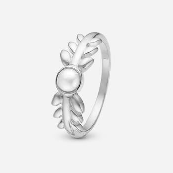 Christina Jewelry sterling sølv Fingerring, Pearl & Nature