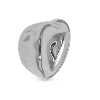 Model 4.15.A, Ring med detaljeret bølje aftryk i 925 sterling sølv  hos Guldsmykket.dk