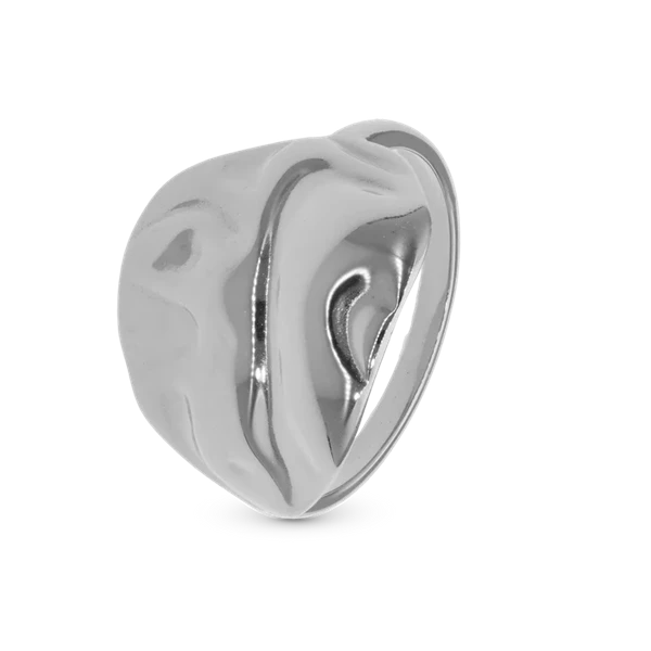 Model 4.15.A, Ring med detaljeret bølje aftryk i 925 sterling sølv  hos Guldsmykket.dk