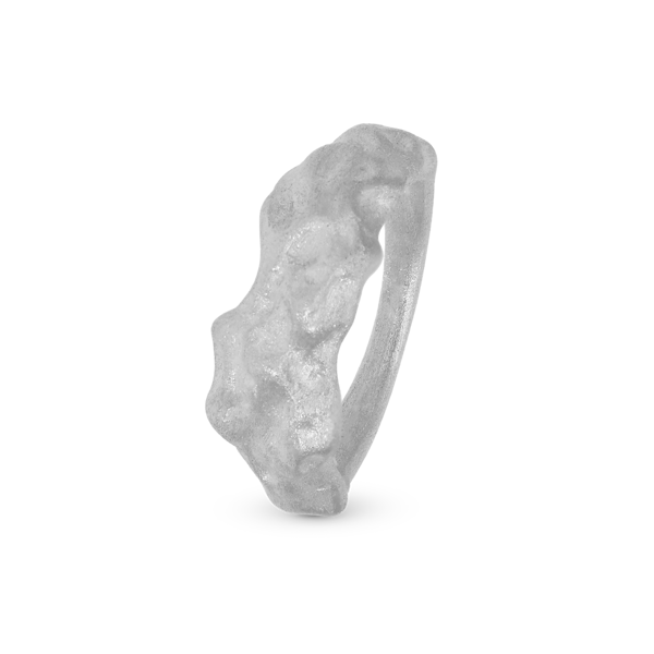 Model 6.3.A-61, Ring med mat antik overflade i 925 stering sølv  hos Guldsmykket.dk