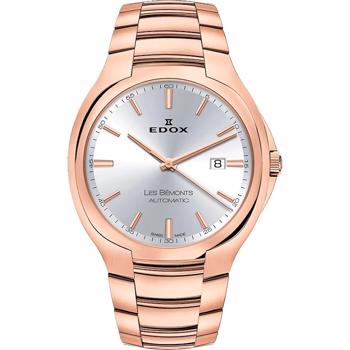 Edox Les Bemonts Forgyldt stål Swiss Automatic - 2824, ETA, Sellita, SW200 Herre ur