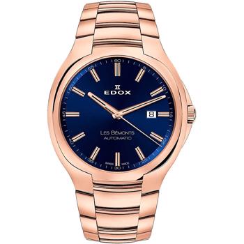 Edox Les Bemonts Forgyldt stål Swiss Automatic - 2824, ETA, Sellita, SW200 Herre ur