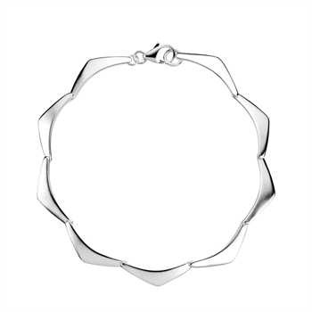 Armbånd med 9 led 20cm sterling sølv