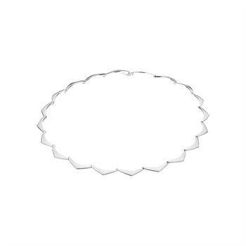 Collier med 20 led 43cm sterling sølv