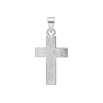 Vedhæng kors 25 x16 mm sterling sølv