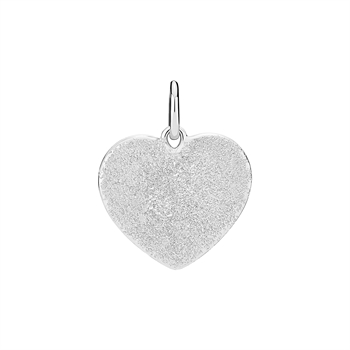 Vedhæng stjernestøv hjerte 19x17mm sterling sølv