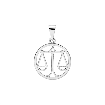 Stjernetegn vægt 20mm sterling sølv