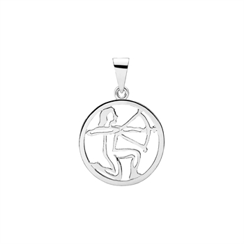 Stjernetegn skytte 20mm sterling sølv