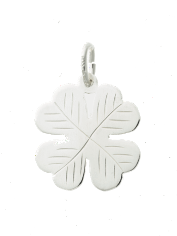 Vedhæng firkløver 15  mm sterling sølv