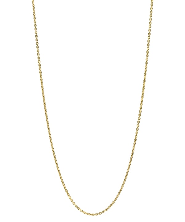 Forgyldt rund anker bredde 0,40mm længde 50cm 