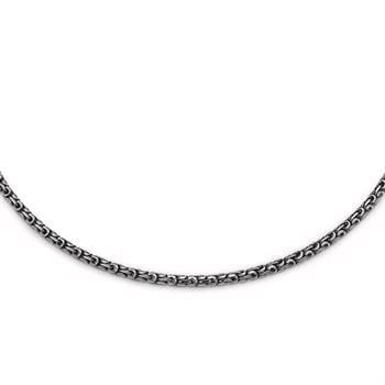 Randers Sølv's Håndlavet halskæde bestående af tætte links - 4,5 mm 
