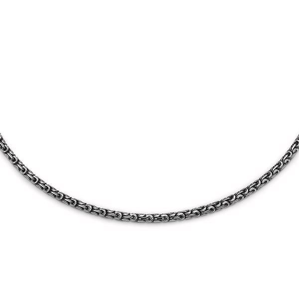 Randers Sølv's Håndlavet halskæde bestående af tætte links - 4,5 mm