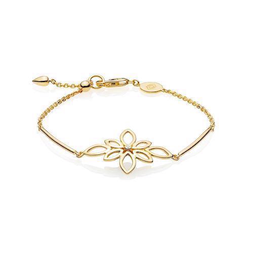 Image of Izabel Camille Blossom forgyldt sølv armbånd blank, model A3077gs