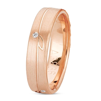Sparkling Leaf 14 karat Rosa guld Damering