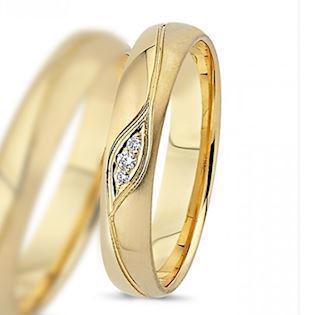 Model A4055-14G-DAME, gult guld hos Guldsmykket.dk