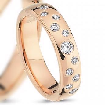 Model A4111-14R-Dame, rosa guld hos Guldsmykket.dk