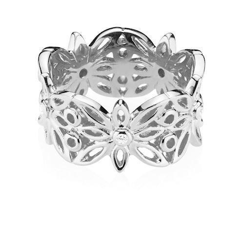 Image of Izabel Camille Blossom sølv fingerring blank, model A4135sws
