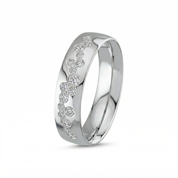 Model A4146-025-14H-Dame, Hvid guld hos Guldsmykket.dk