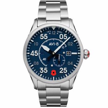 Spitfire Rustfri stål Automatic Herre ur fra AVI-8, AV-4073-RBL