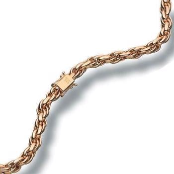 14 karat Night Chain 6,5 mm som armbånd eller halskæde