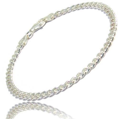Panser Facet 925 sterling sølv armbånd halskæde